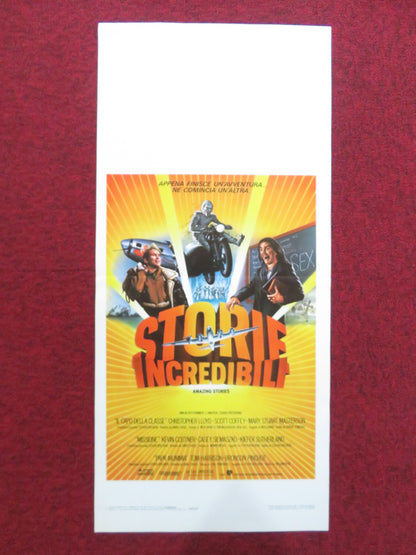 AMAZING STORIES ITALIAN LOCANDINA POSTER SPIELBERG SUTHERLAND COSTNER 1987 - Rendezvous Cinema