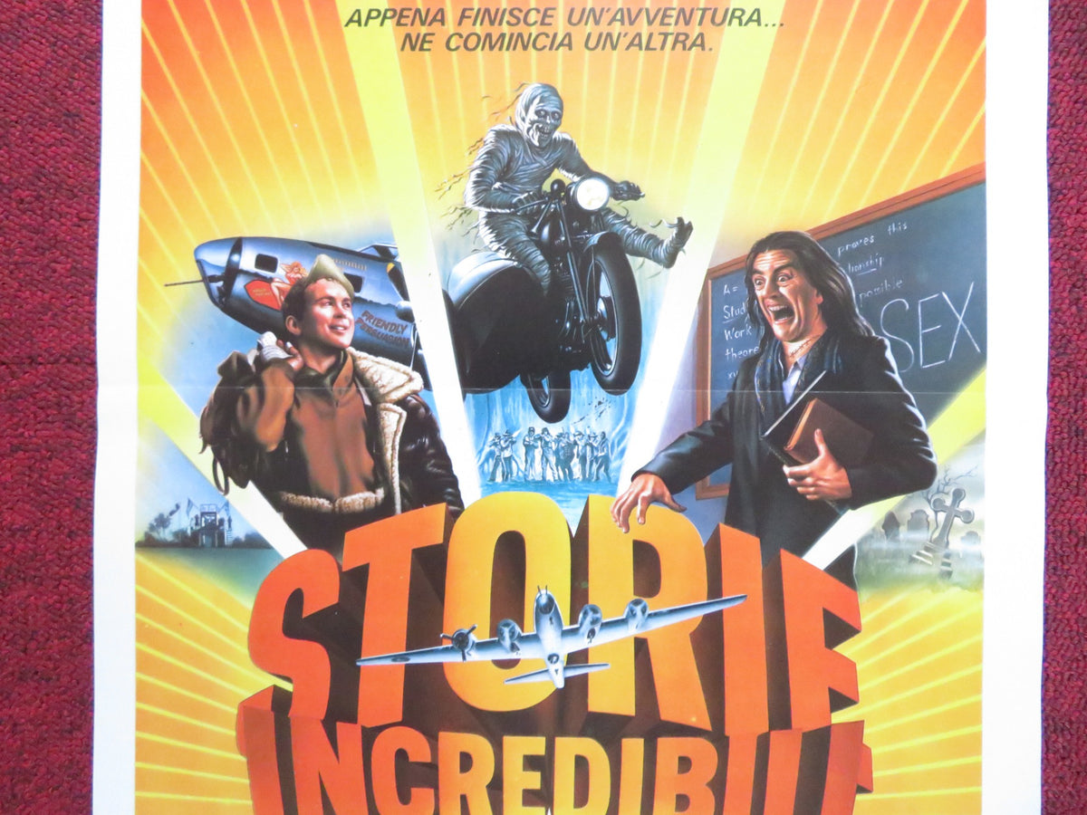 AMAZING STORIES ITALIAN LOCANDINA POSTER SPIELBERG SUTHERLAND COSTNER 1987 - Rendezvous Cinema