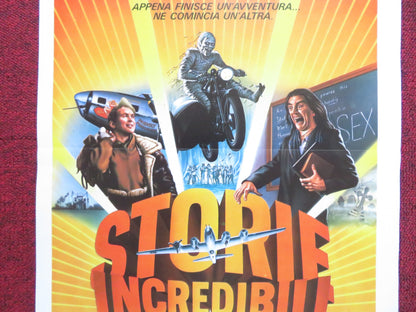 AMAZING STORIES ITALIAN LOCANDINA POSTER SPIELBERG SUTHERLAND COSTNER 1987 - Rendezvous Cinema