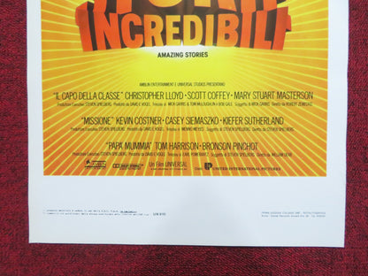 AMAZING STORIES ITALIAN LOCANDINA POSTER SPIELBERG SUTHERLAND COSTNER 1987 - Rendezvous Cinema