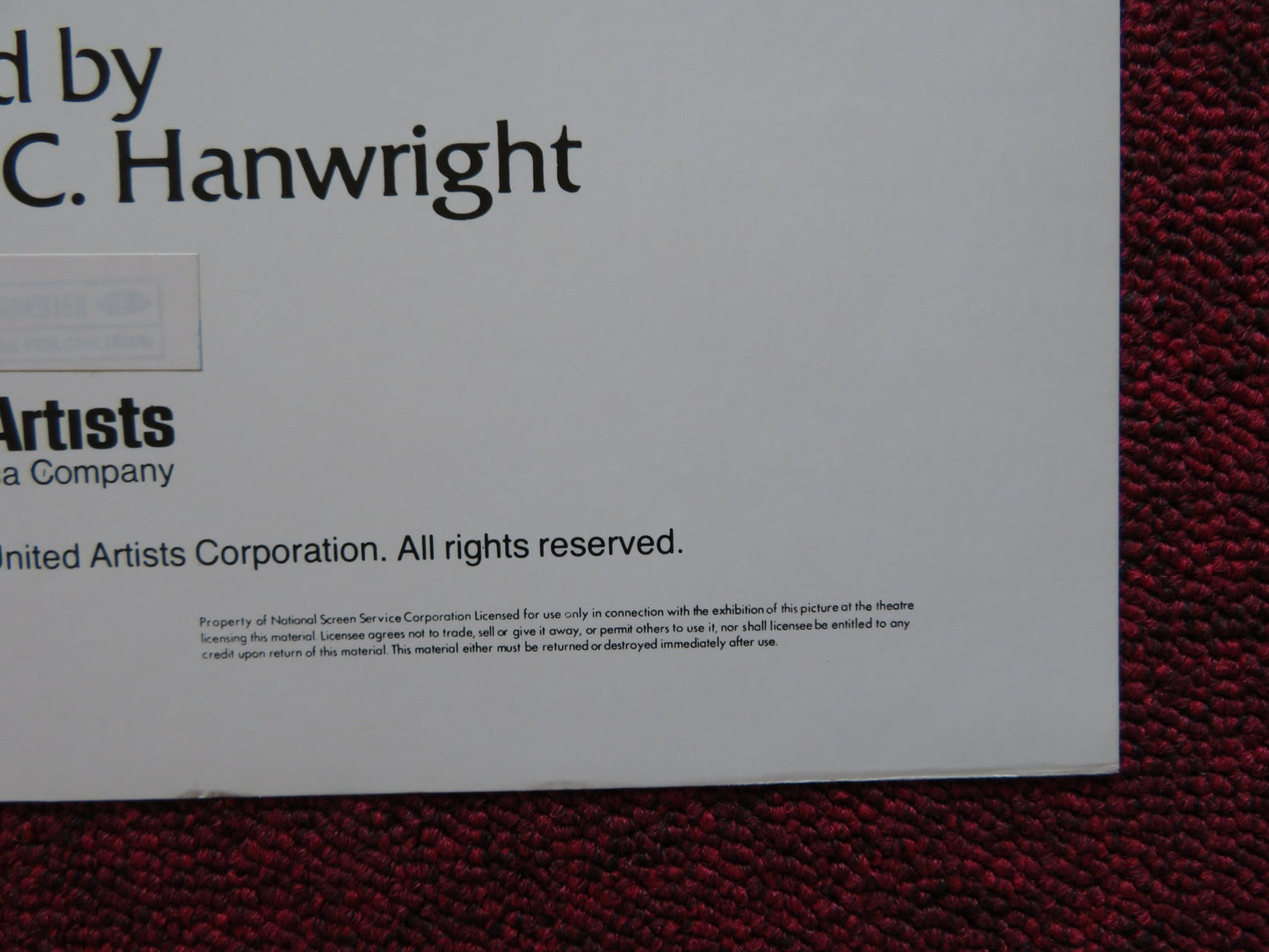 UNCLE JOE SHANNON US HALF SHEET (22"x 28") POSTER BURT YOUNG DOUG MCKEON 1978 - Rendezvous Cinema