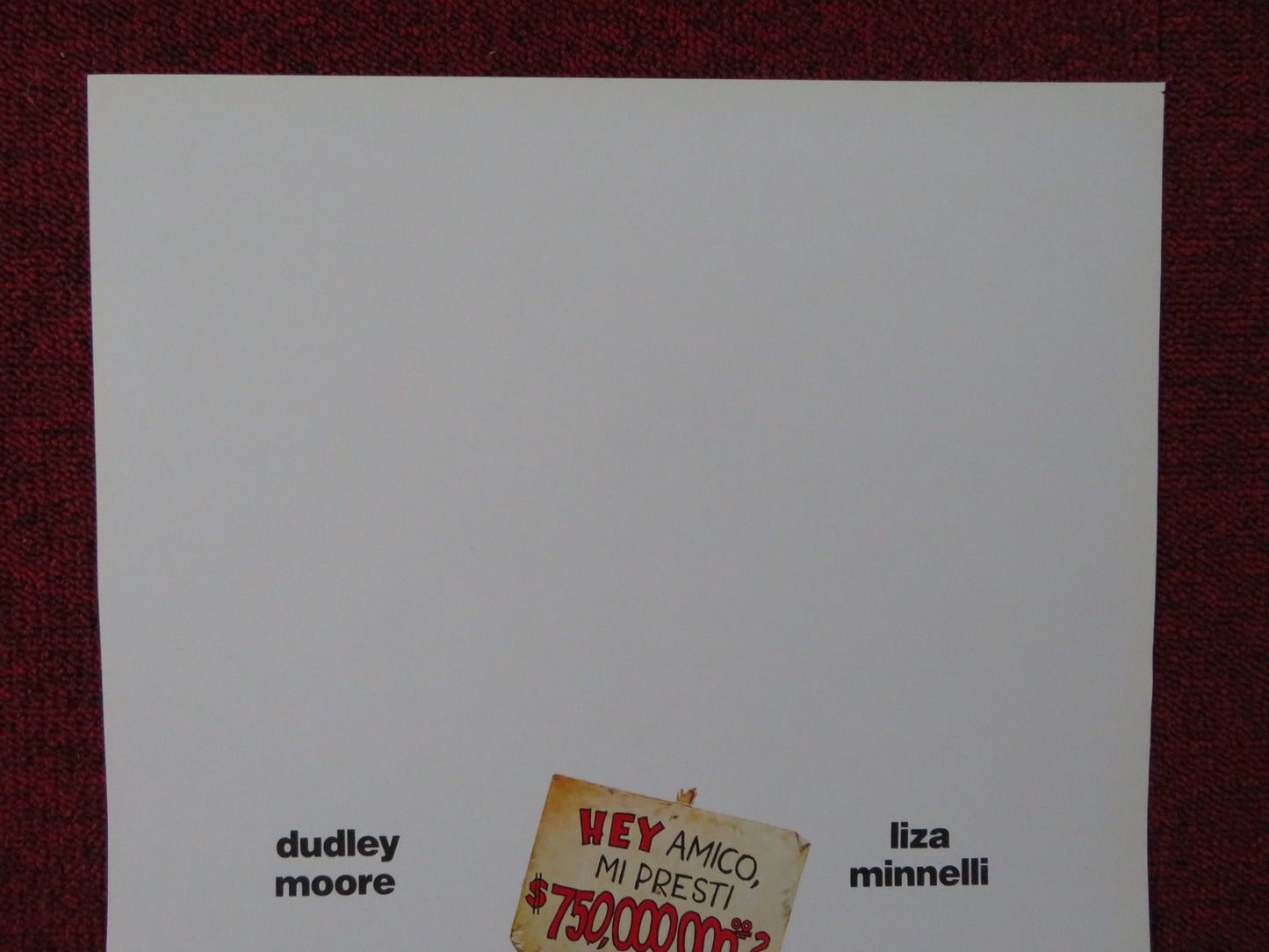 ARTHUR 2: ON THE ROCKS ITALIAN LOCANDINA POSTER DUDLEY MOORE LIZA MINNELLI 1988 - Rendezvous Cinema