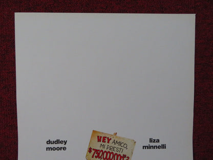 ARTHUR 2: ON THE ROCKS ITALIAN LOCANDINA POSTER DUDLEY MOORE LIZA MINNELLI 1988 - Rendezvous Cinema