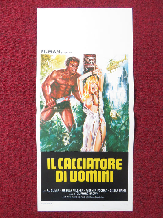 DEVIL HUNTER ITALIAN LOCANDINA POSTER AL CLIVER URSULA FELLNER 1981