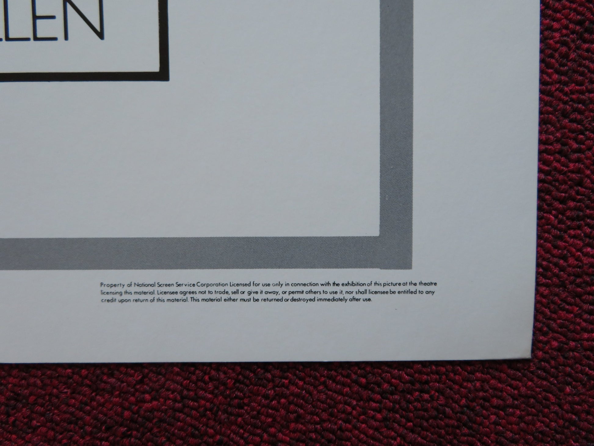 INTERIORS US HALF SHEET (22"x 28") POSTER WOODY ALLEN KRISTIN GRIFFITH 1978 - Rendezvous Cinema