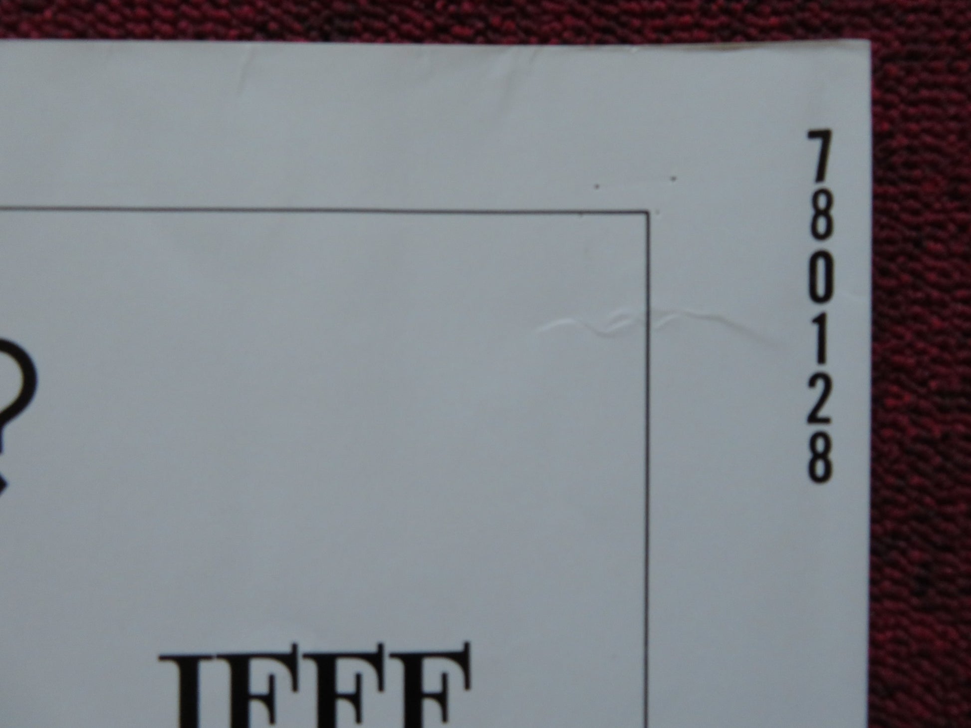 SOMEBODY KILLED HER HUSBAND US HALF SHEET (22"x 28") POSTER FARRAH FAWCETT 1978 - Rendezvous Cinema