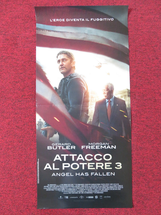 ANGEL HAS FALLEN ITALIAN LOCANDINA POSTER GERARD BUTLER MORGAN FREEMAN 2019 - Rendezvous Cinema