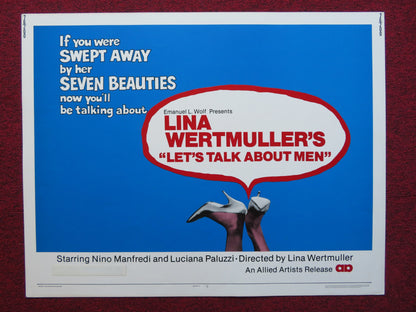 LET'S TALK ABOUT MEN US HALF SHEET (22"x 28") POSTER NINO MANFREDI 1965 - Rendezvous Cinema