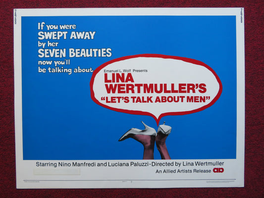 LET'S TALK ABOUT MEN US HALF SHEET (22"x 28") POSTER NINO MANFREDI 1965 - Rendezvous Cinema