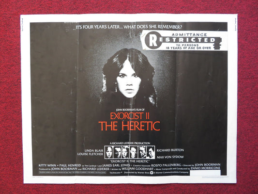 EXORCIST II: THE HERETIC US HALF SHEET (22"x 28") POSTER LINDA BLAIR 1977