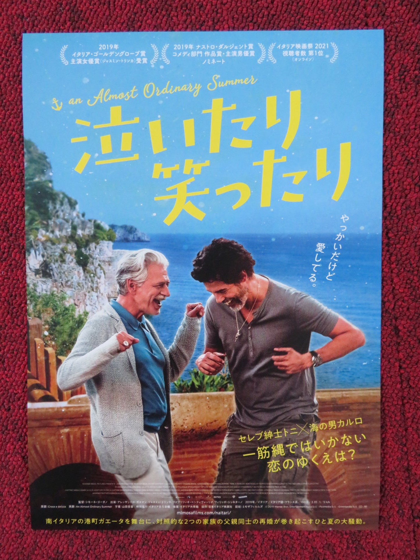 AN ALMOST ORDINARY SUMMER JAPANESE CHIRASHI (B5) POSTER F BENTIVOGLIO 2019 - Rendezvous Cinema