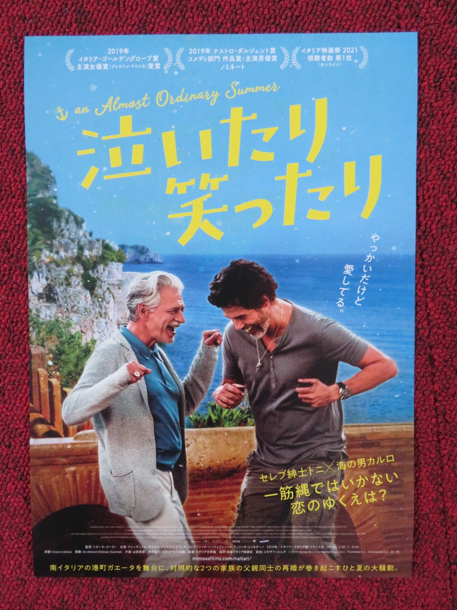 AN ALMOST ORDINARY SUMMER JAPANESE CHIRASHI (B5) POSTER F BENTIVOGLIO 2019 - Rendezvous Cinema