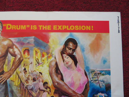 DRUM US HALF SHEET (22"x 28") POSTER WARREN OATES ISELA VEGA 1976 - Rendezvous Cinema