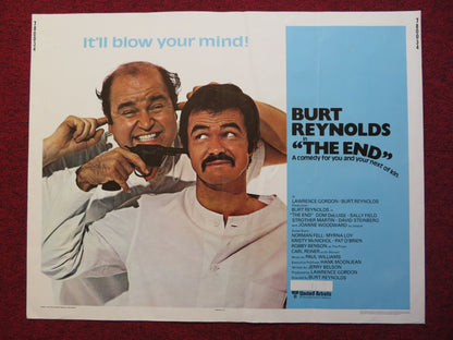 THE END US HALF SHEET (22"x 28") POSTER BURT REYNOLDS DOM DELUISE 1978 - Rendezvous Cinema