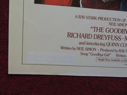 THE GOODBYE GIRL US HALF SHEET (22"x 28") POSTER RICHARD DREYFUSS M. MASON 1977 - Rendezvous Cinema
