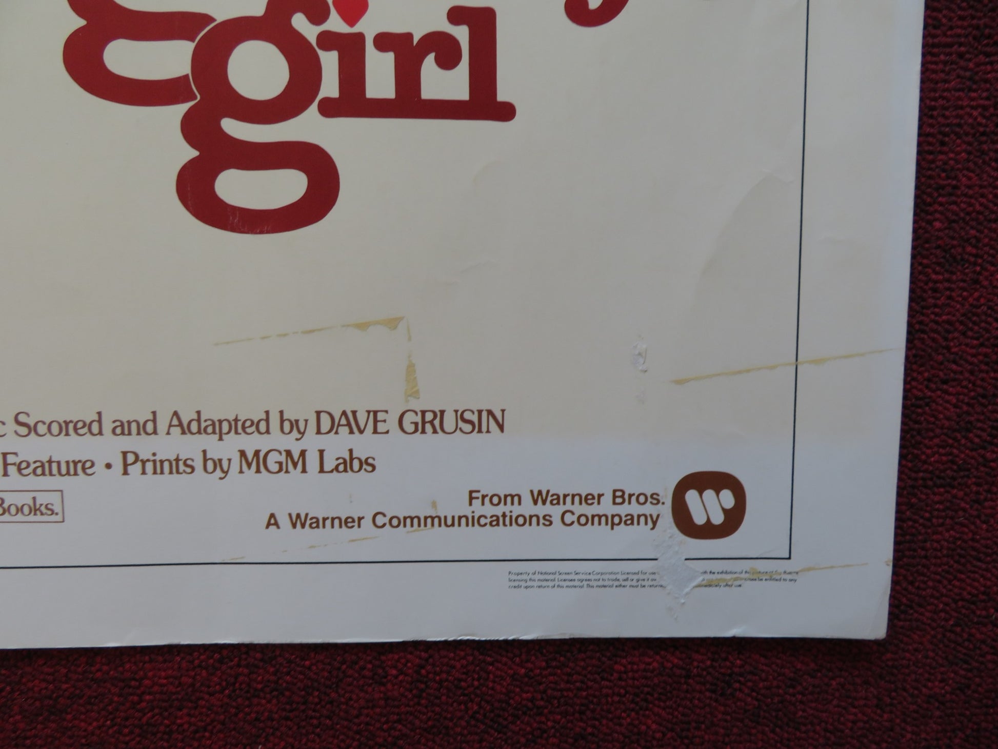 THE GOODBYE GIRL US HALF SHEET (22"x 28") POSTER RICHARD DREYFUSS M. MASON 1977 - Rendezvous Cinema