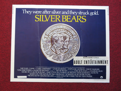 SILVER BEARS US HALF SHEET (22"x 28") POSTER MICHAEL CAINE CYBILL SHEPHERD 1977 - Rendezvous Cinema