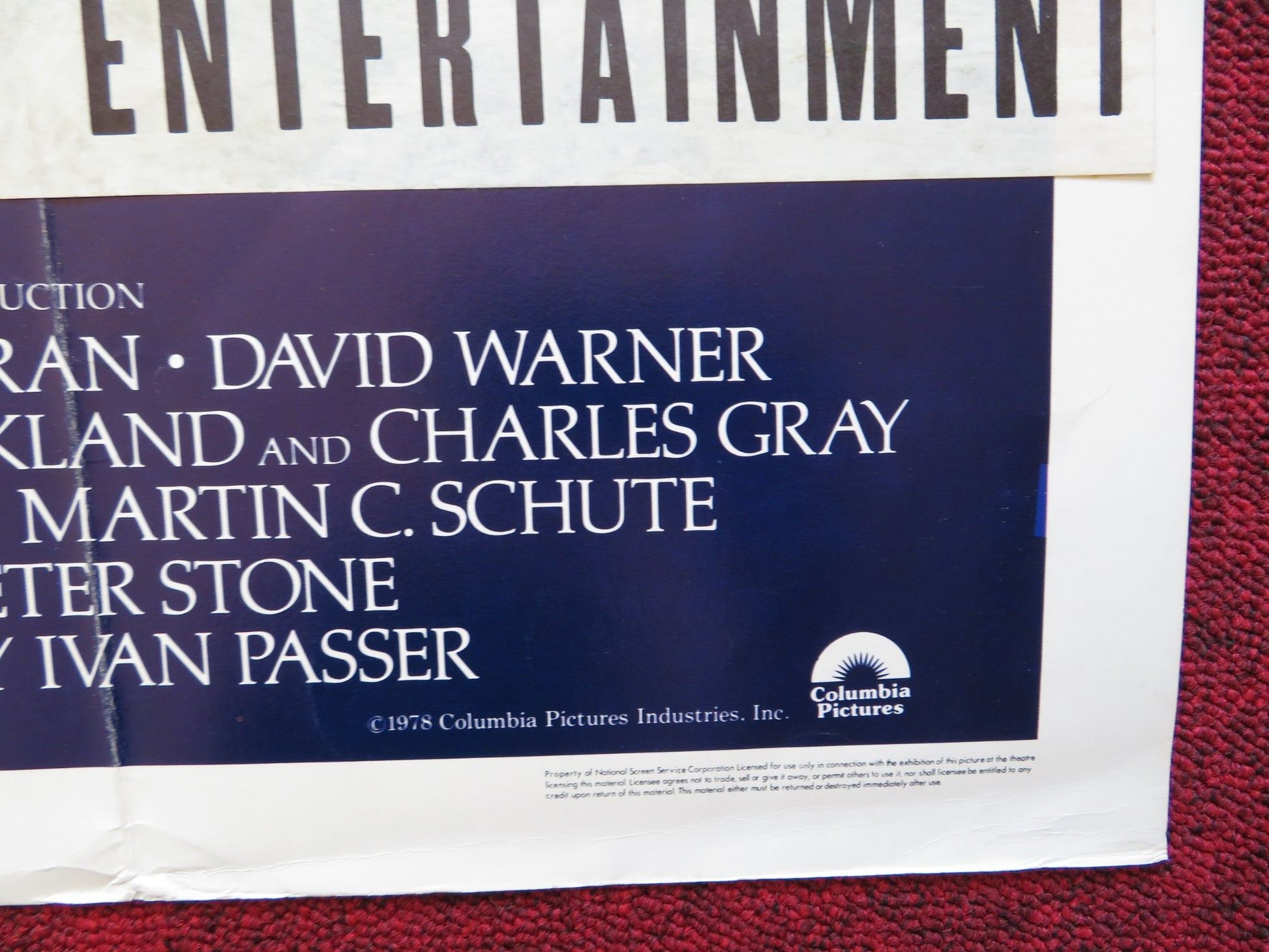 SILVER BEARS US HALF SHEET (22"x 28") POSTER MICHAEL CAINE CYBILL SHEPHERD 1977 - Rendezvous Cinema