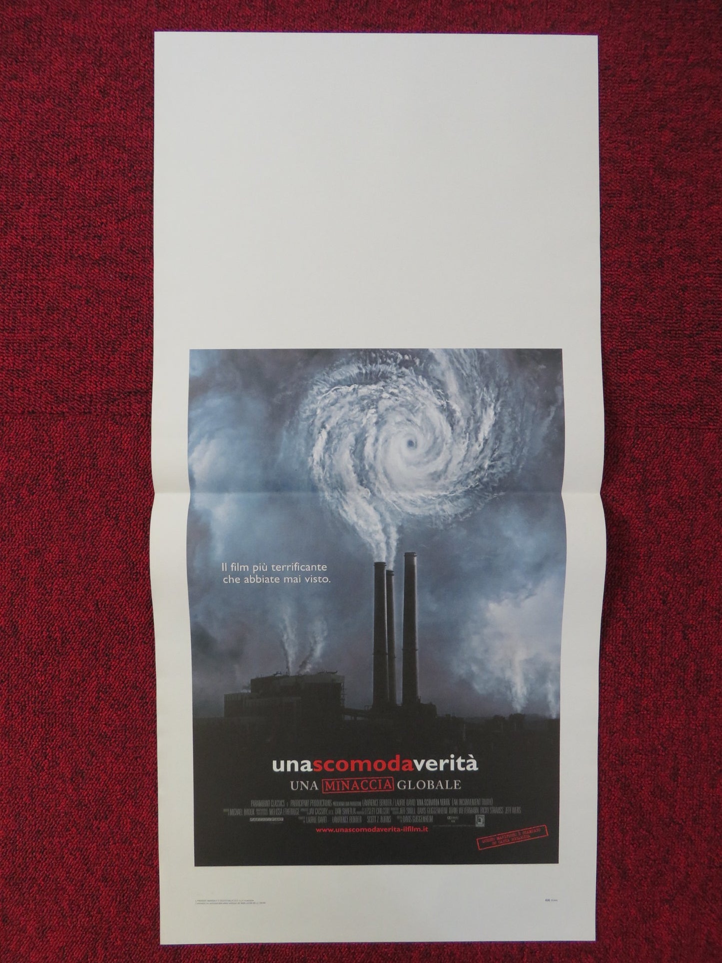 AN INCONVENIENT TRUTH ITALIAN LOCANDINA POSTER AL GORE GEORGE BUSH 2006 - Rendezvous Cinema