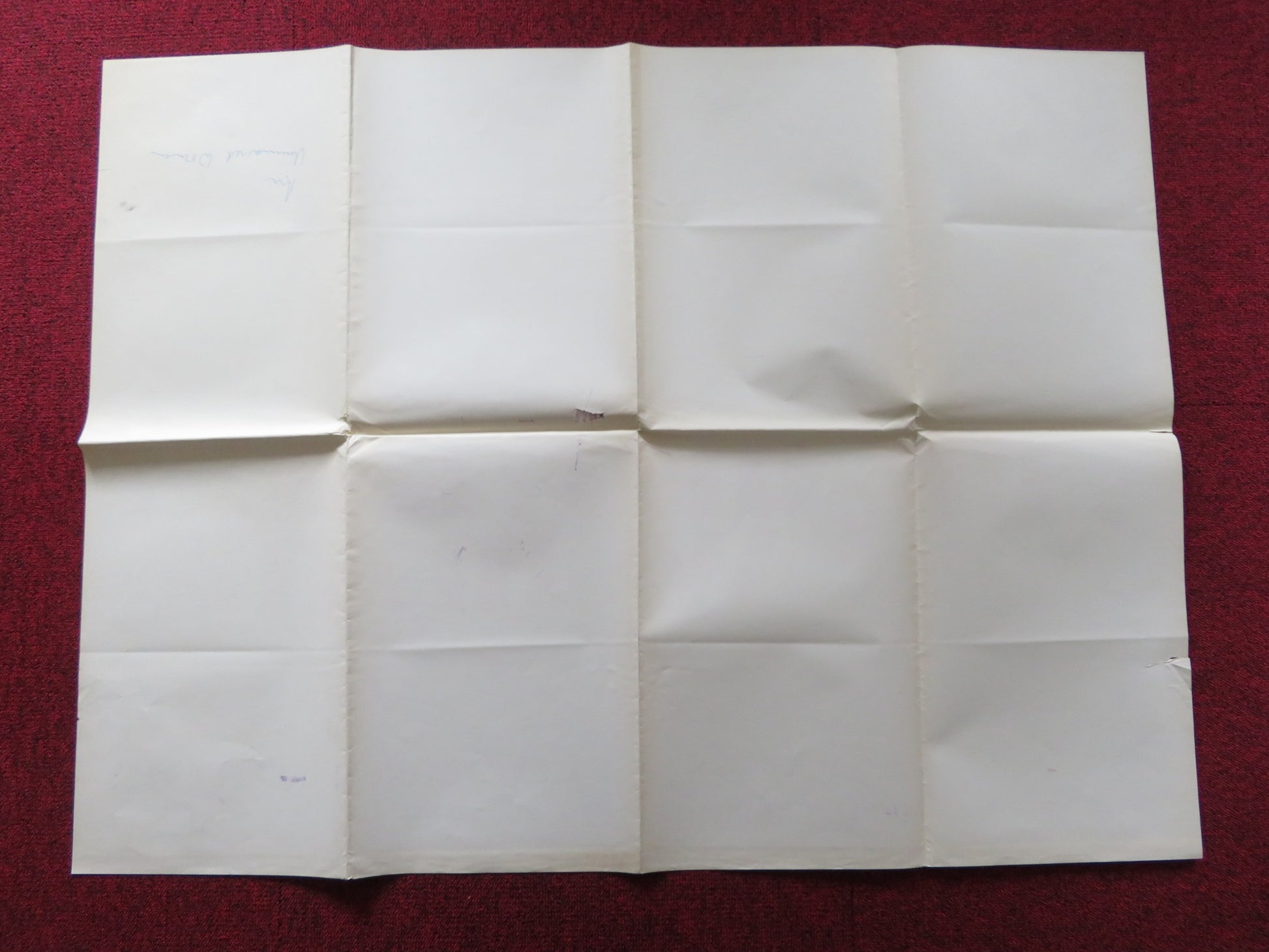 AN UNMARRIED WOMAN UK QUAD POSTER FOLDED JILL CLAYBURGH ALAN BATES 1978 - Rendezvous Cinema