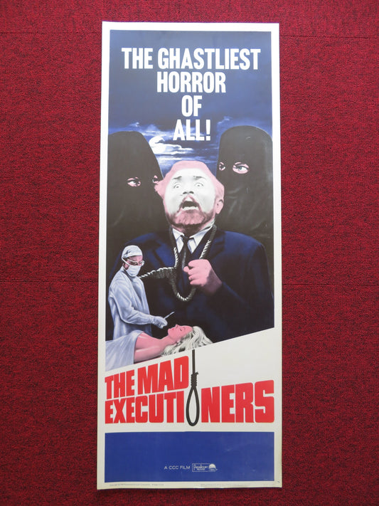 THE MAD EXECUTIONERS US INSERT (14"x 36") POSTER HANSJORG FELMY M. PERSCHY 1965 - Rendezvous Cinema