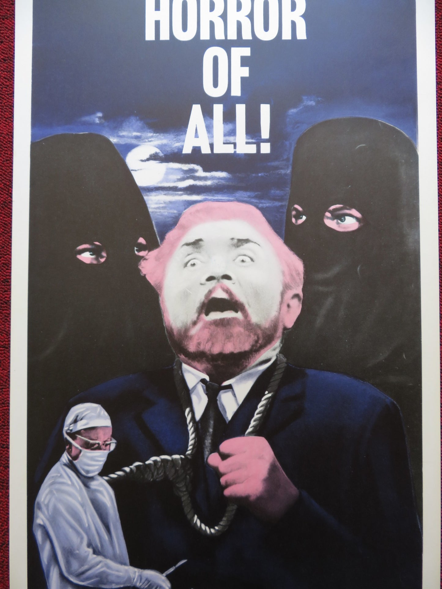 THE MAD EXECUTIONERS US INSERT (14"x 36") POSTER HANSJORG FELMY M. PERSCHY 1965 - Rendezvous Cinema