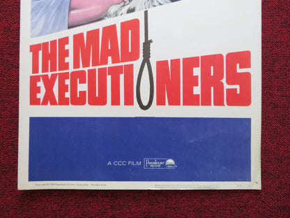 THE MAD EXECUTIONERS US INSERT (14"x 36") POSTER HANSJORG FELMY M. PERSCHY 1965 - Rendezvous Cinema