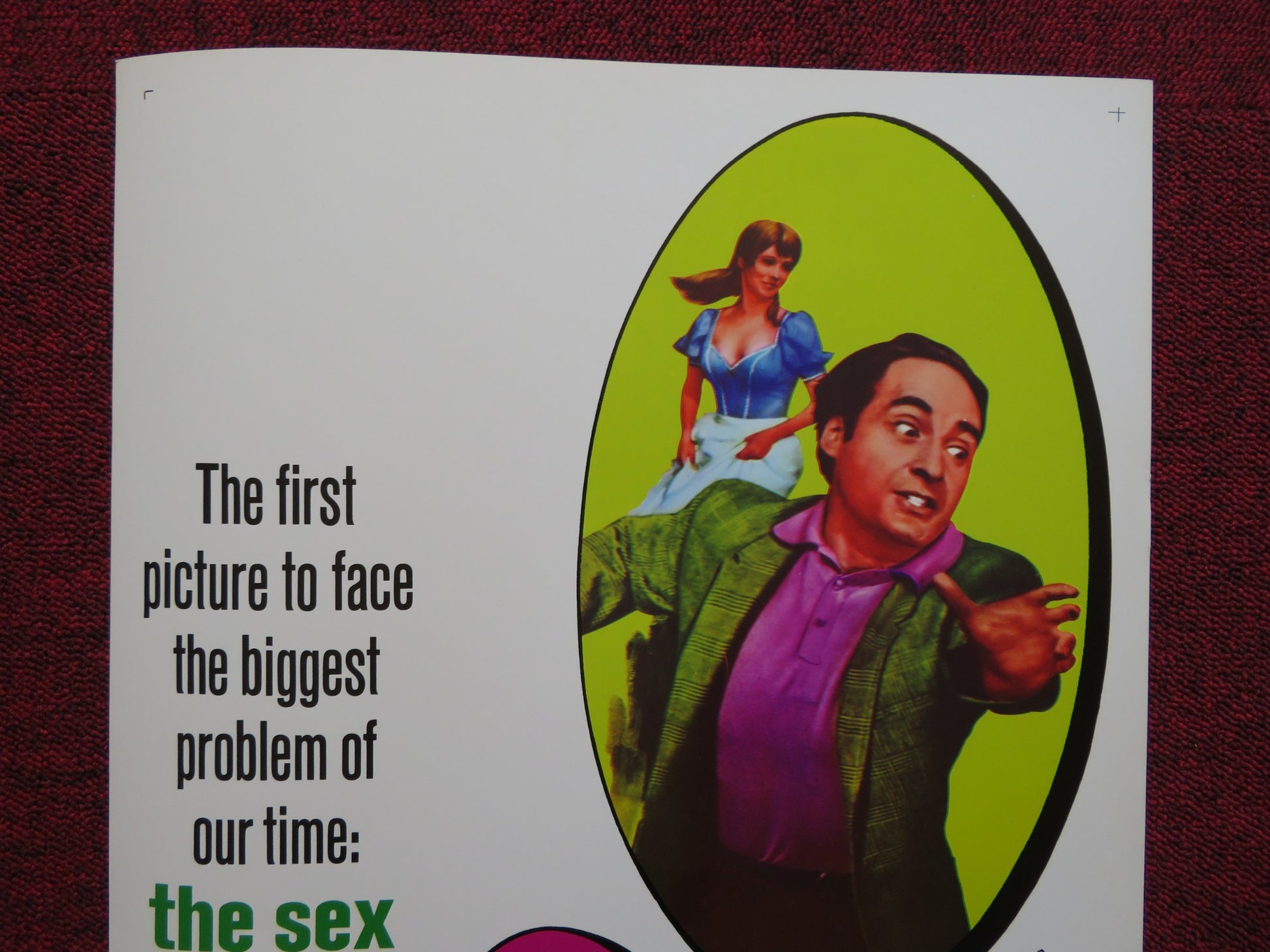 THE SPIRIT IS WILLING US INSERT (14"x 36") POSTER SID CAESAR VERA MILES 1966 - Rendezvous Cinema