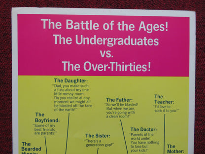 THE IMPOSSIBLE YEARS US INSERT (14"x 36") POSTER DAVID NIVEN LOLA ALBRIGHT 1968 - Rendezvous Cinema