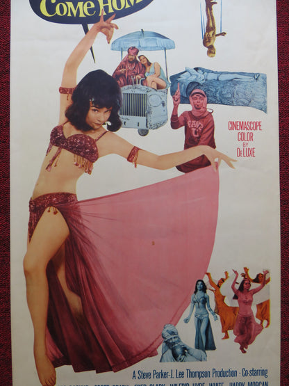 JOHN GOLDFARB, PLEASE COME HOME US INSERT (14"x 36") POSTER SHIRLEY MACLAINE '64 - Rendezvous Cinema