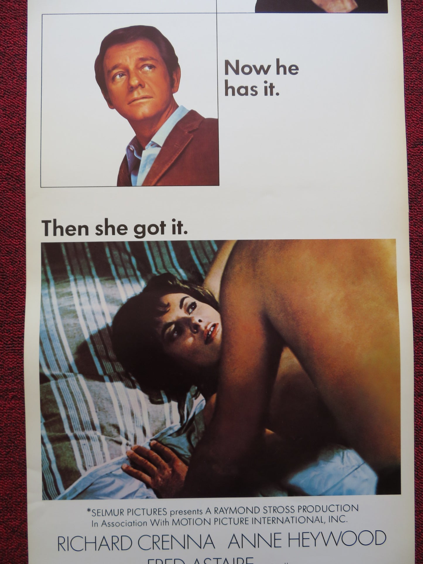 MIDAS RUN US INSERT (14"x 36") POSTER RICHARD CRENNA ANNE HEYWOOD 1969 - Rendezvous Cinema