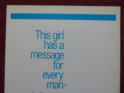 THE GIRL WHO COULDN'T SAY NO US INSERT (14"x 36") POSTER VIRNA LISI G. SEGAL '69 - Rendezvous Cinema