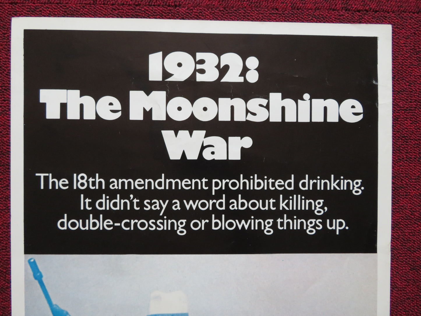 THE MOONSHINE WAR US INSERT (14"x 36") POSTER PATRICK MCGOOHAN R. WIDMARK 1970 - Rendezvous Cinema