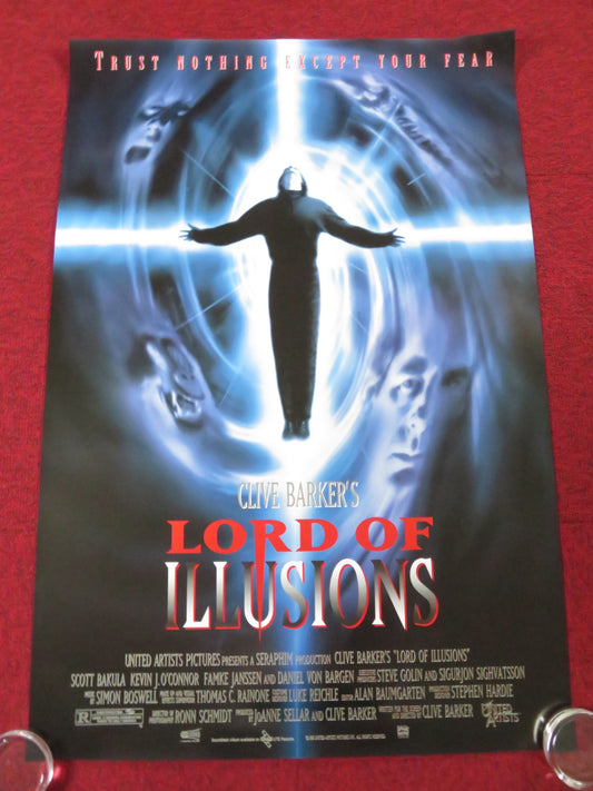 LORD OF ILLUSIONS US ONE SHEET ROLLED POSTER CLIVE BARKER J. TREVOR EDMOND 1995