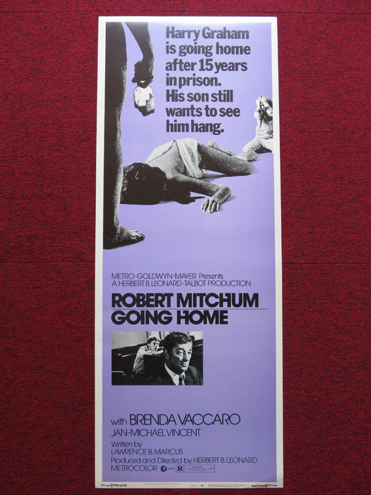 GOING HOME US INSERT (14"x 36") POSTER ROBERT MITCHUM BRENDA VACCARO 1971 - Rendezvous Cinema