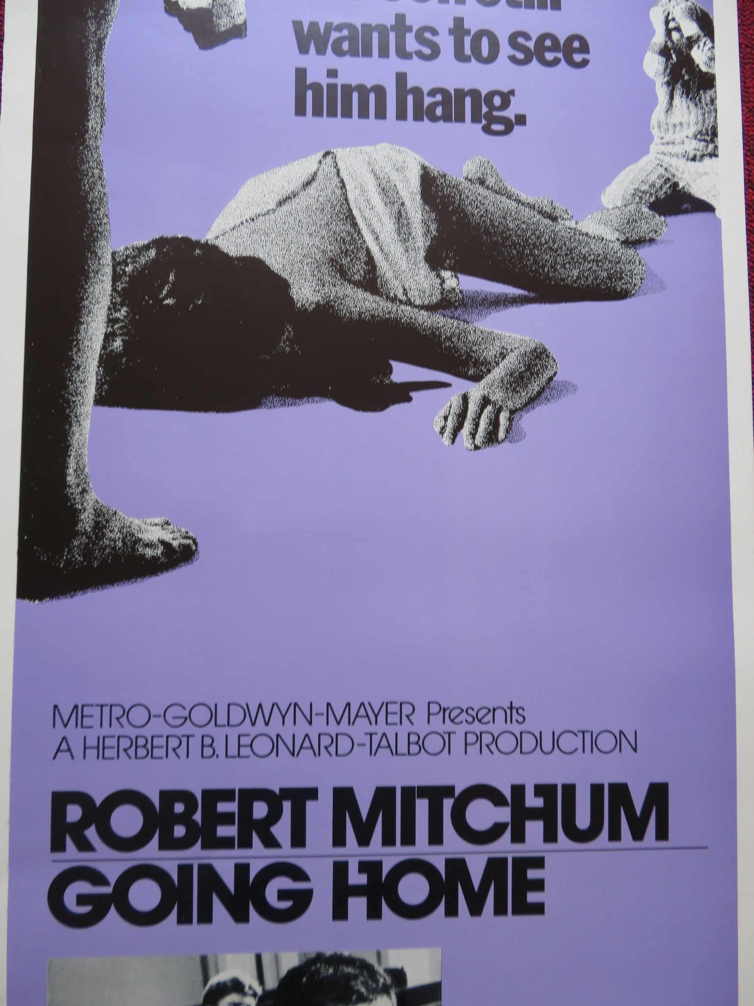 GOING HOME US INSERT (14"x 36") POSTER ROBERT MITCHUM BRENDA VACCARO 1971 - Rendezvous Cinema