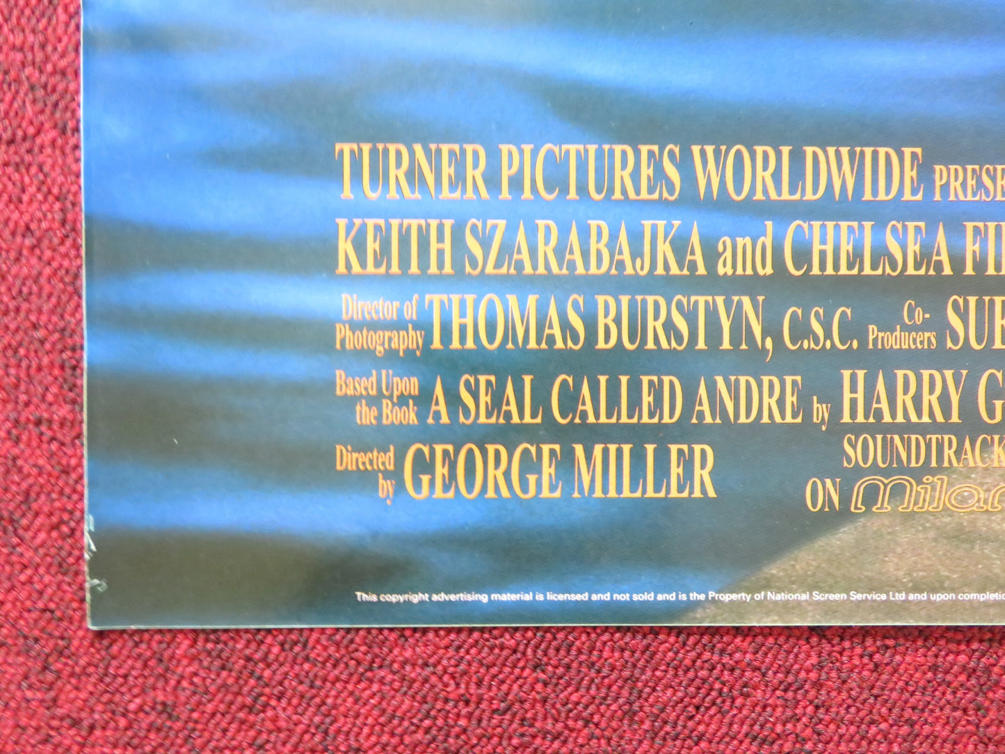 ANDRE UK QUAD POSTER FOLDED TINA MAJORINO KEITH CARRADINE 1994 - Rendezvous Cinema