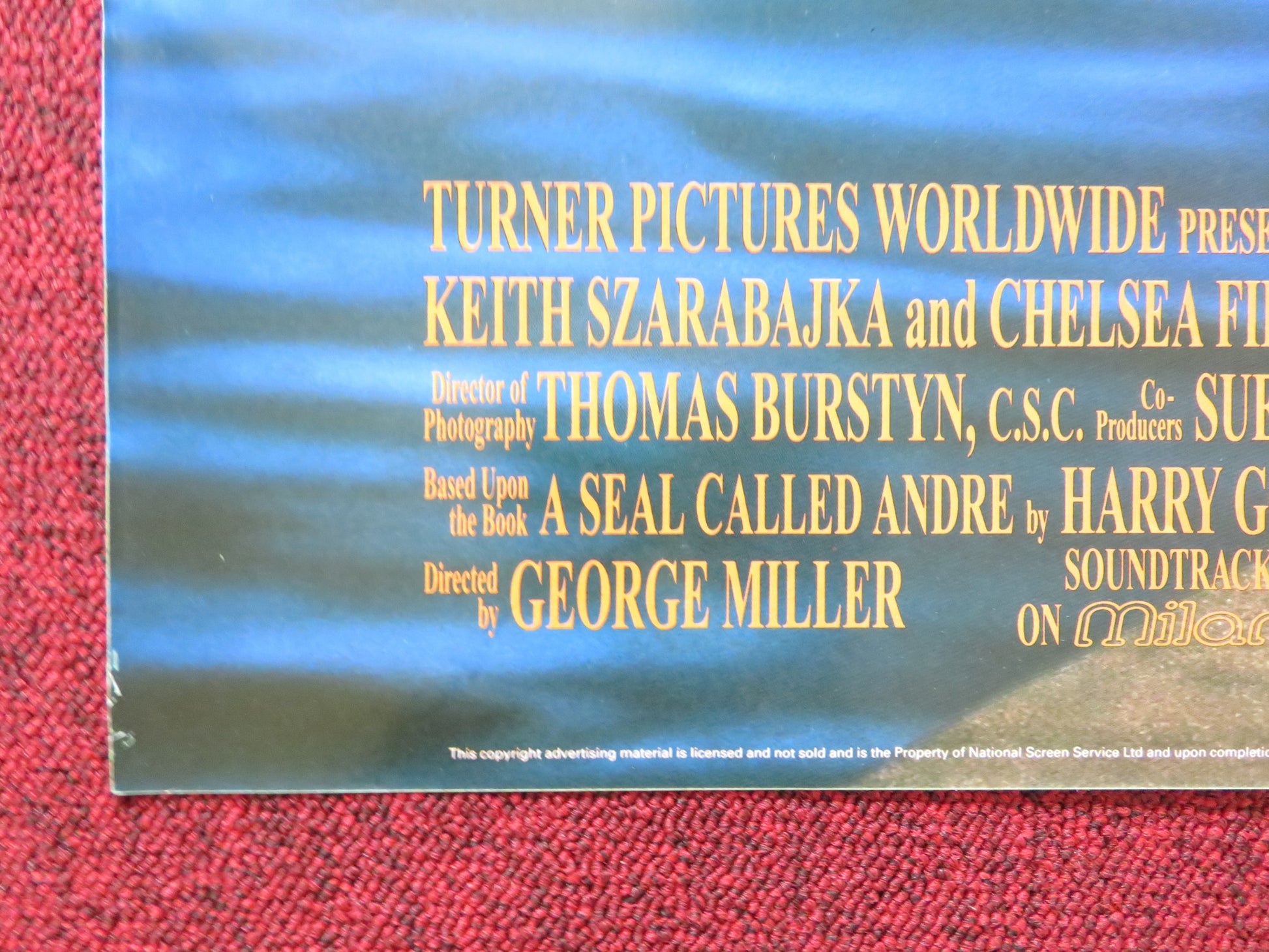 ANDRE UK QUAD POSTER FOLDED TINA MAJORINO KEITH CARRADINE 1994 - Rendezvous Cinema