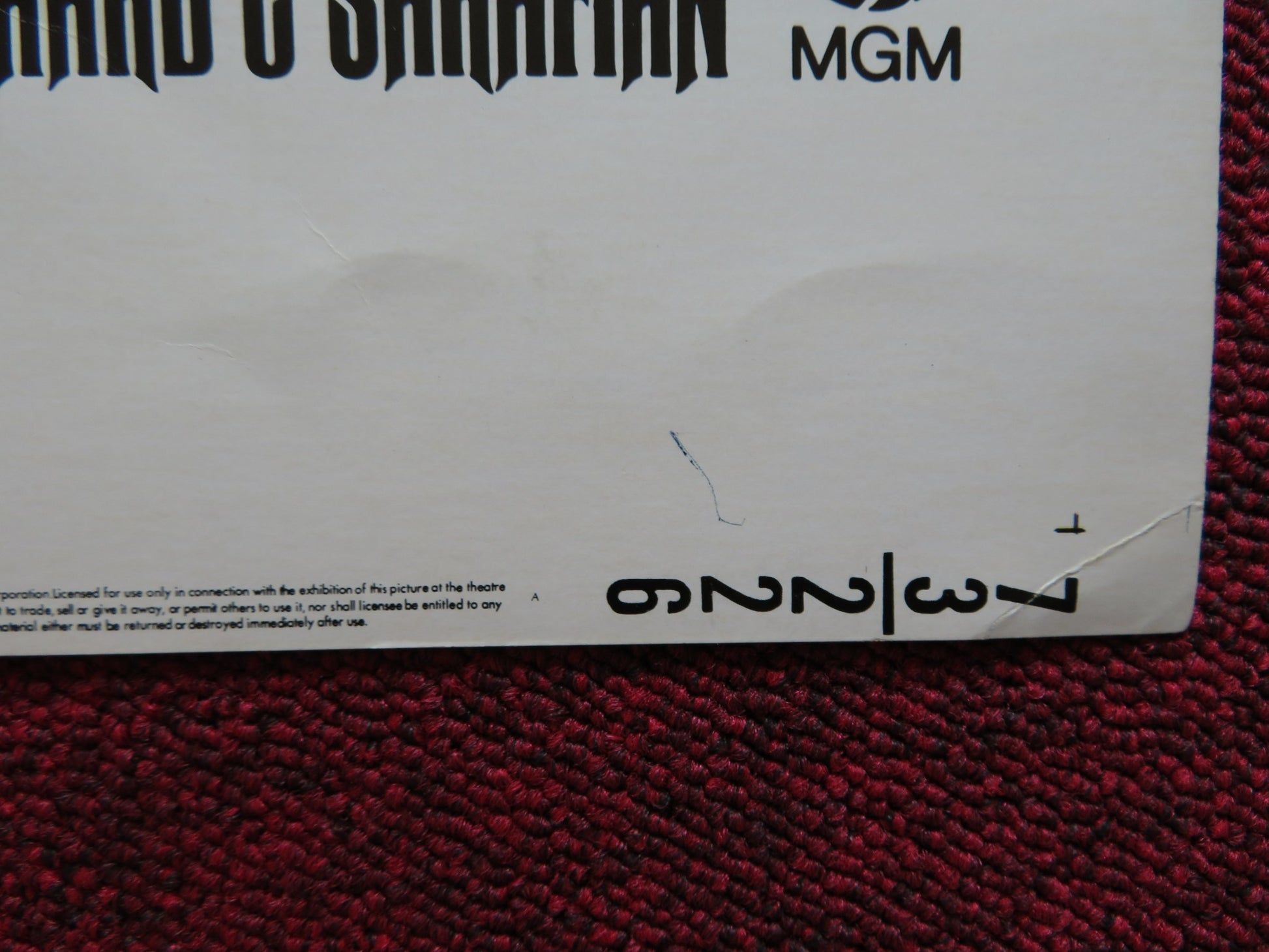 THE MAN WHO LOVED CAT DANCING US INSERT (14"x 36") POSTER BURT REYNOLDS 1973 - Rendezvous Cinema