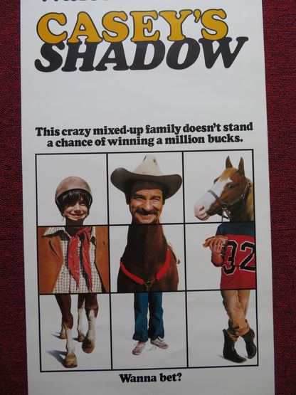 CASEY'S SHADOW US INSERT (14"x 36") POSTER WALTER MATTHAU 1978 - Rendezvous Cinema