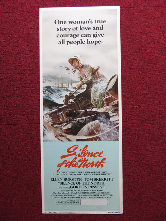 SILENCE OF THE NORTH US INSERT (14"x 36") POSTER ELLEN BURSTYN TOM SKERRITT 1981 - Rendezvous Cinema