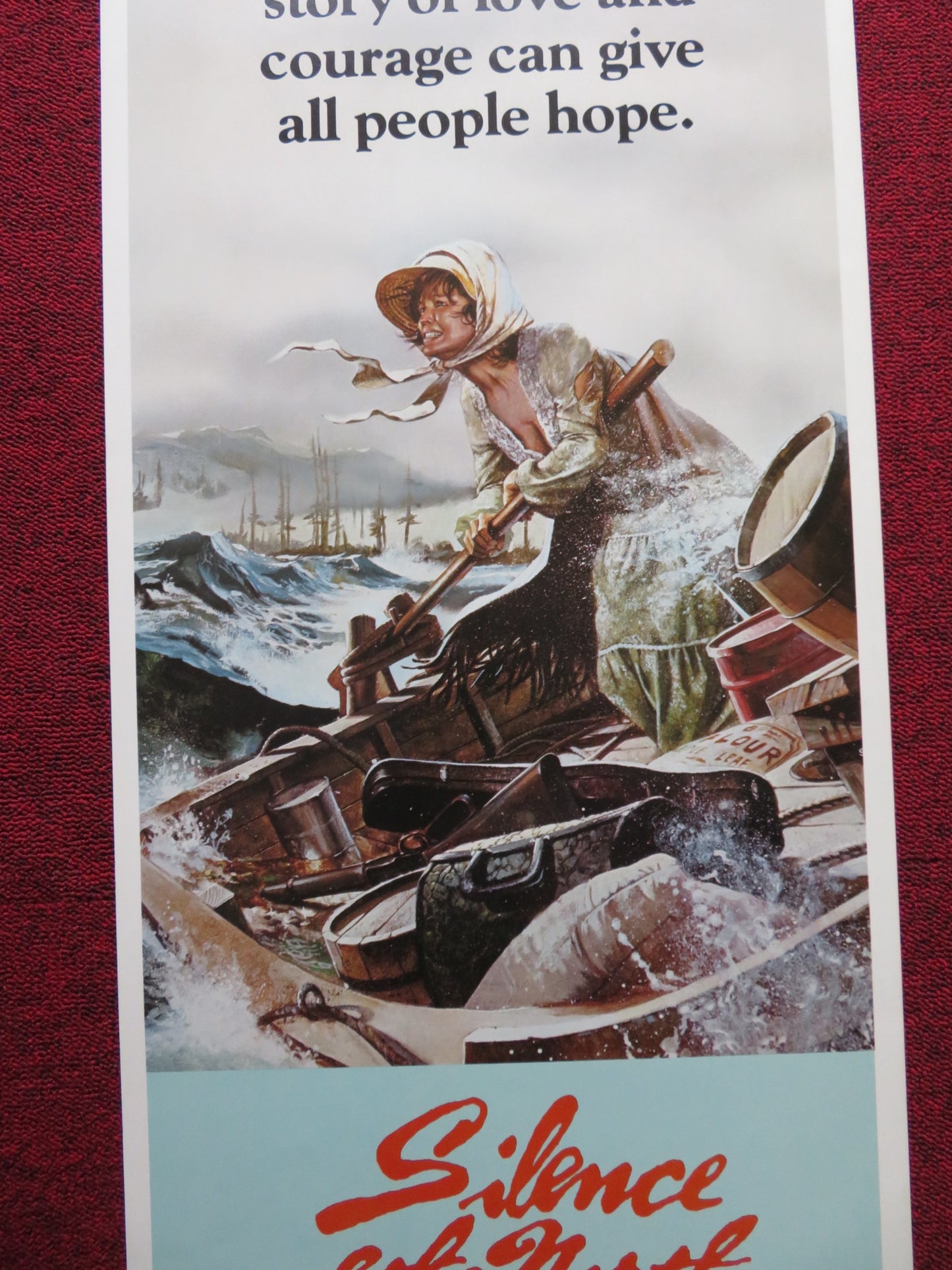 SILENCE OF THE NORTH US INSERT (14"x 36") POSTER ELLEN BURSTYN TOM SKERRITT 1981 - Rendezvous Cinema