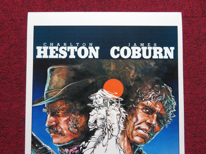 THE LAST HARD MEN US INSERT (14"x 36") POSTER CHARLTON HESTON JAMES COBURN 1976 - Rendezvous Cinema