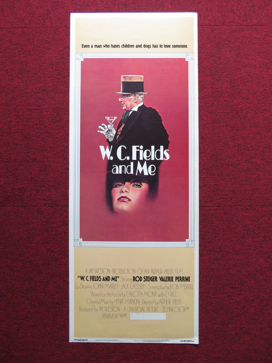 W.C.FIELDS AND ME US INSERT (14"x 36") POSTER ROD STEIGER VALERIE PERRINE 1976 - Rendezvous Cinema