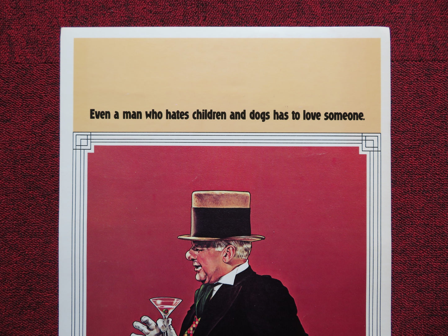 W.C.FIELDS AND ME US INSERT (14"x 36") POSTER ROD STEIGER VALERIE PERRINE 1976 - Rendezvous Cinema