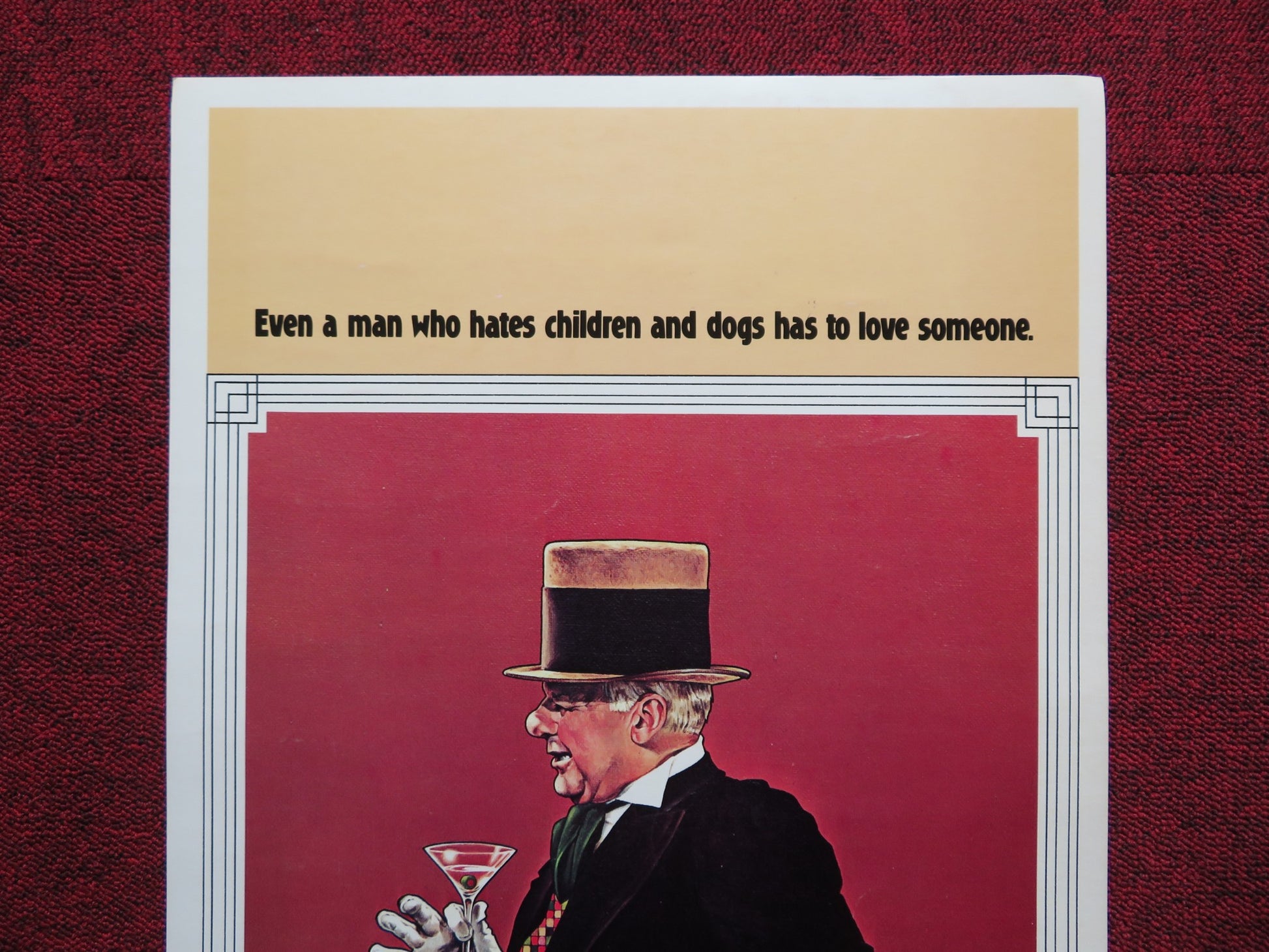W.C.FIELDS AND ME US INSERT (14"x 36") POSTER ROD STEIGER VALERIE PERRINE 1976 - Rendezvous Cinema
