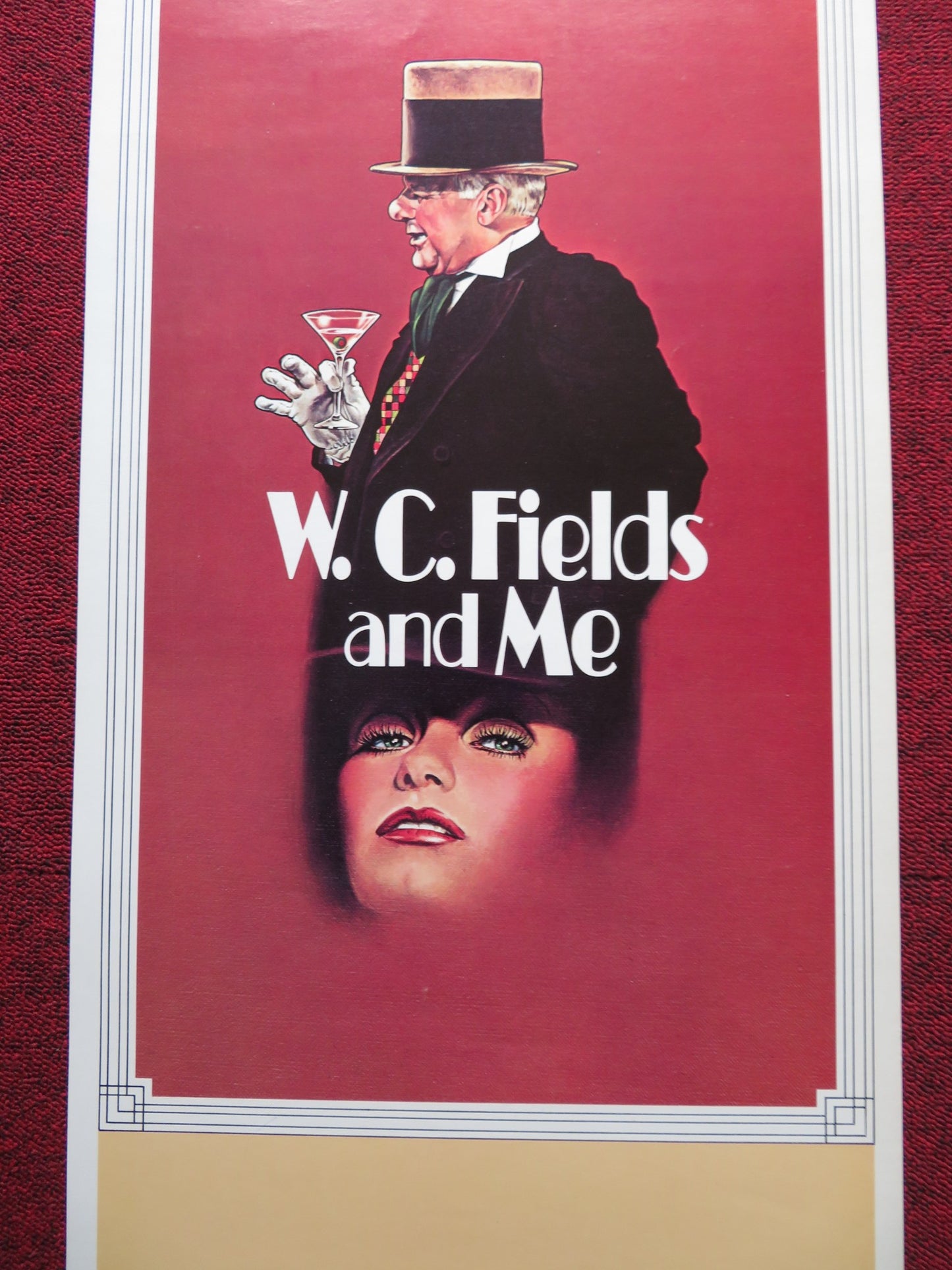 W.C.FIELDS AND ME US INSERT (14"x 36") POSTER ROD STEIGER VALERIE PERRINE 1976 - Rendezvous Cinema
