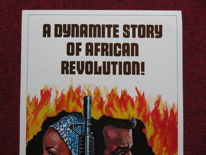 COUNTDOWN AT KUSINI / Cool Red US INSERT (14"x 36") POSTER RUBY DEE 1976 - Rendezvous Cinema