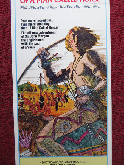 THE RETURN OF A MAN CALLED HORSE US INSERT (14"x 36") POSTER RICHARD HARRIS 1976 - Rendezvous Cinema