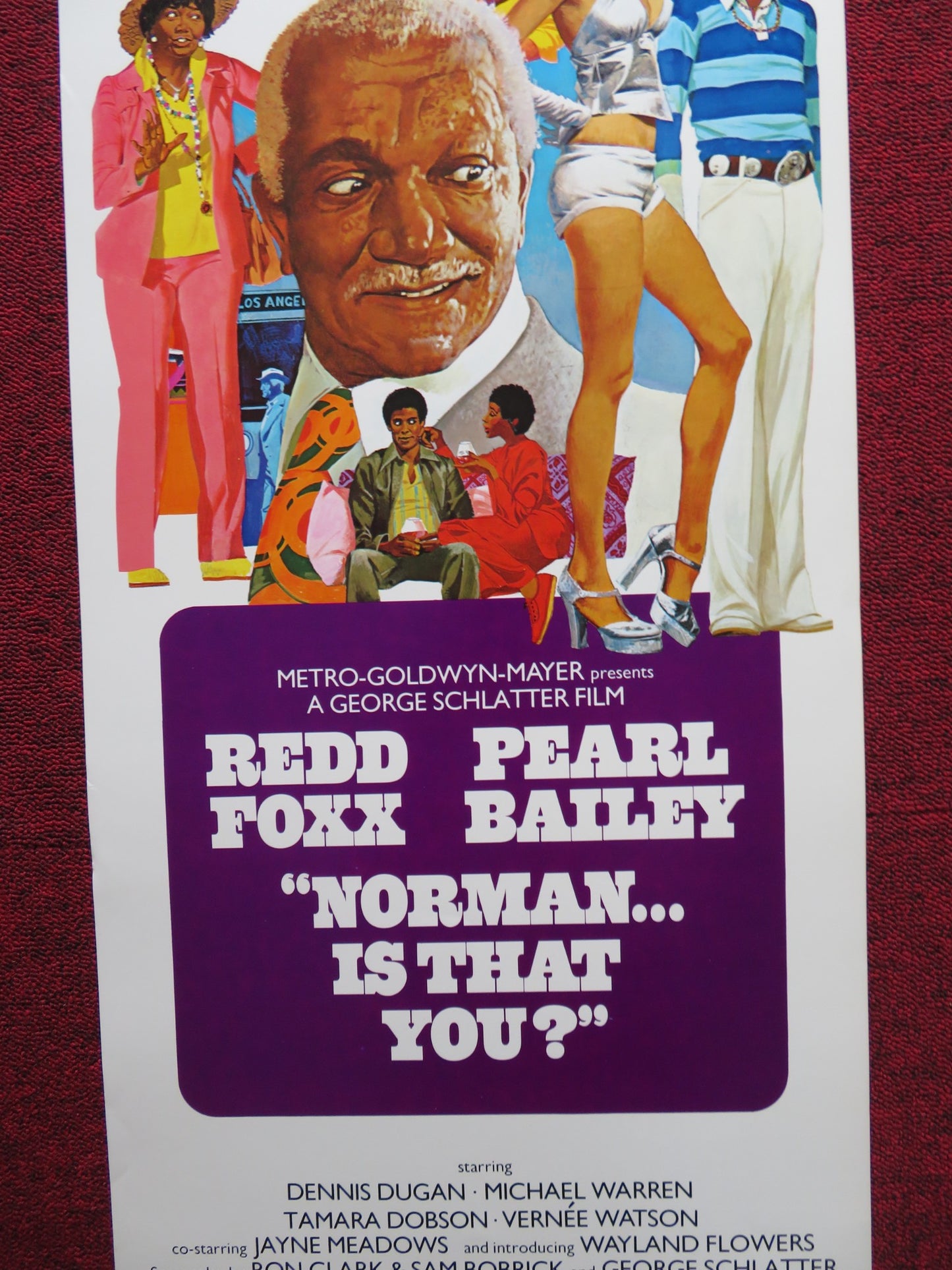 NORMAN... IS THAT YOU? US INSERT (14"x 36") POSTER REDD FOXX PEARL BAILEY 1976 - Rendezvous Cinema